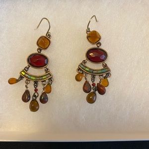 Multi stone earrings